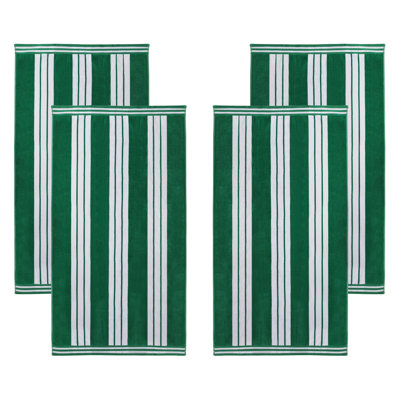 Chira Striped Cotton Beach Towel