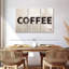«Coffee Grunge Signage», ensemble de 3 impressions sur toiles par Vintage Charm Collective-45673500