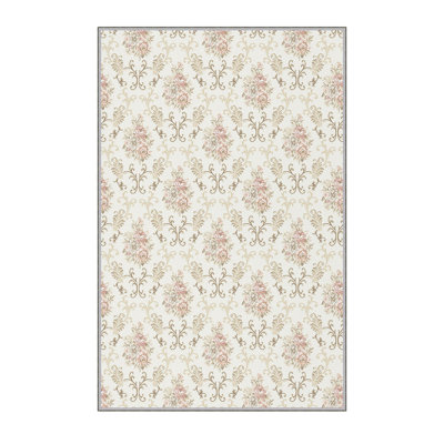 Luxurious 3D Printed Area Carpet, 5.9 x 9.2 Feet | 100% Polyester, 0.3 in Pile Height, 650 g/m² | Antibacterial & Non-Slip Underside, Machine Washable for Easy Care | Perfect for Living Room, Bedroom, or Office Décor