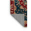 Tapis brun Tabriz lavable à la machine-1790083701