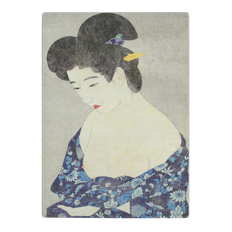 Tempered Glass Woman by Ito Shinsui Chopping Board, 20cm W x 28.5cm L