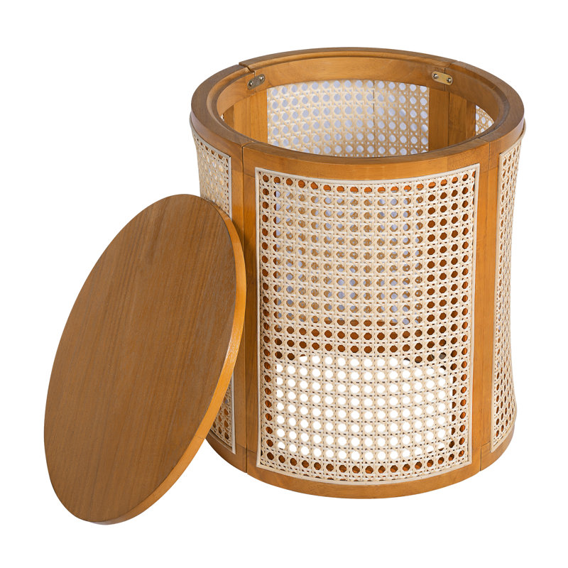 Table de bout ronde 15,70 po, Ocre