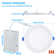 Commercial Grade 6" LED Recessed Ceiling Lights with J-Box, Dimmable Downlight