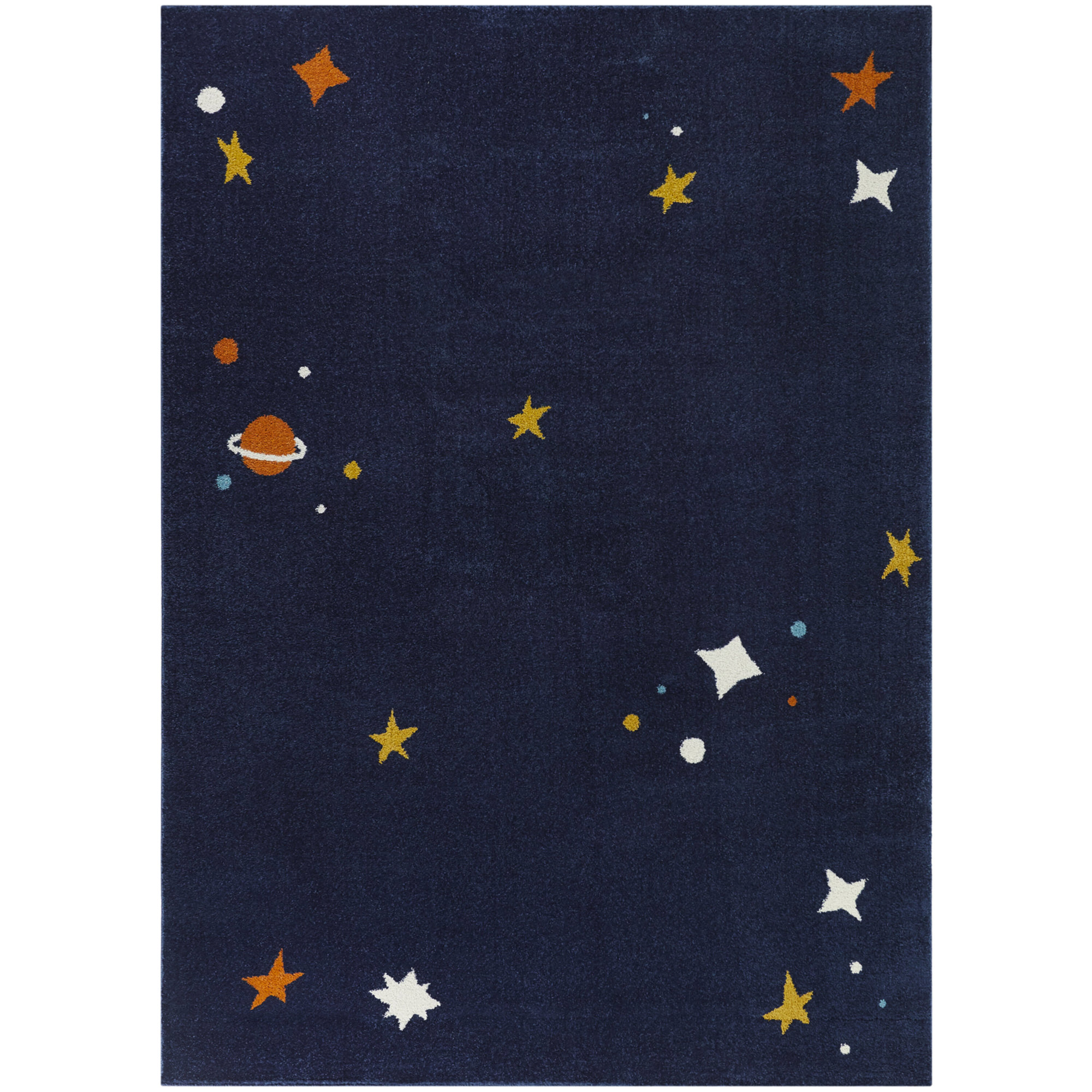 Roder Rectangle Geometric Polypropylene Plastic Rug, Rectangle 3'11" x 5'7"