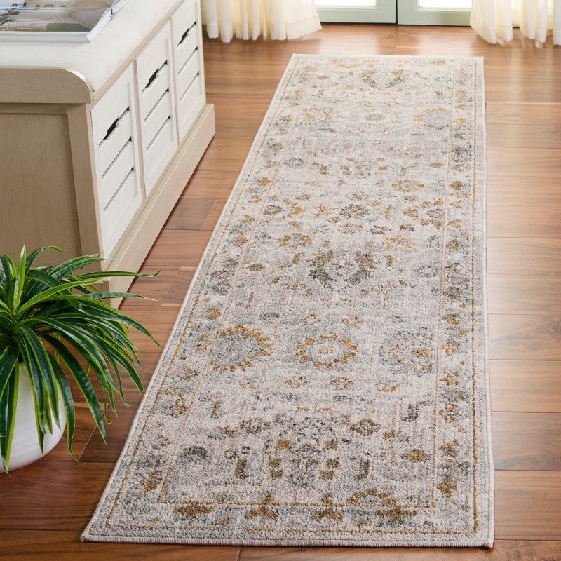 Tapis d'intérieur 500 pièces Vintage Rosewood, Tapis de couloir 2 pi x 8 pi