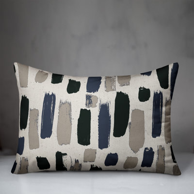  Paint Strokes Outdoor Rectangular Pillow Cover & Insert