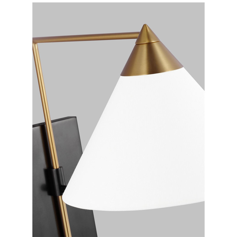 Franklin Wall Sconce, Burnished Brass/Deep Bronze