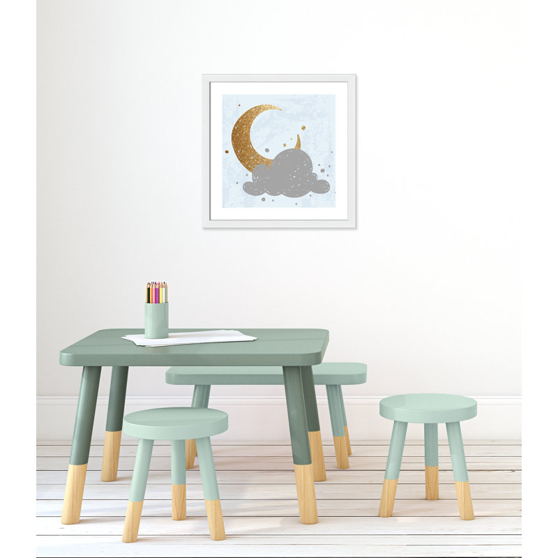 Good Night Plants & Flowers, 22.5" H x 22.5" W x 0.63" D, White Framed