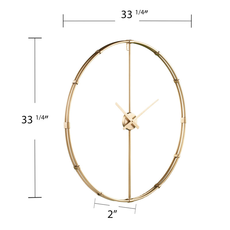 Procopio Metal Wall Clock