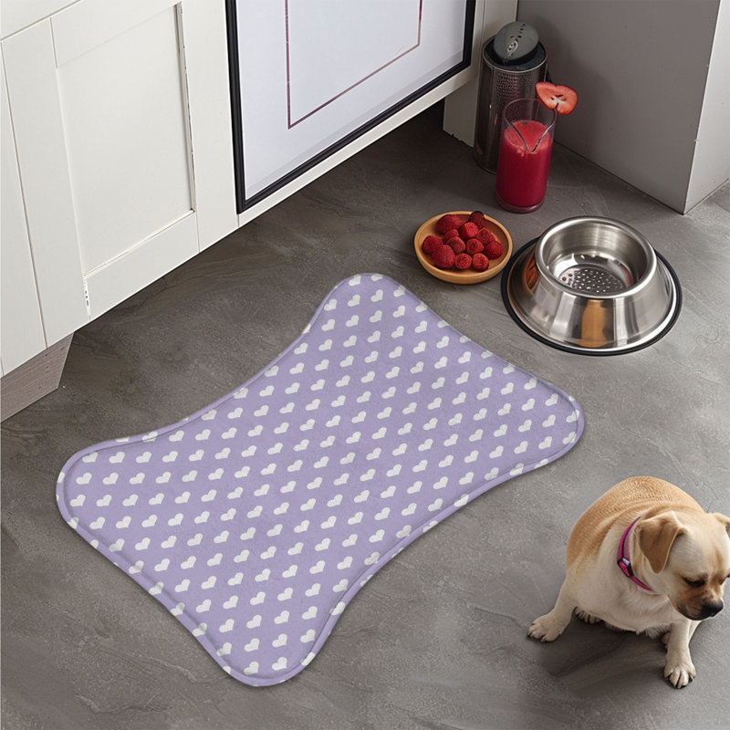 Tapis d'alimentation en forme d'os 1 pièce Gentle Glow