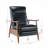 Wood Arm Push Back Recliner-1789355921