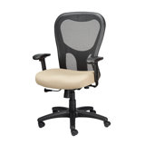 Tempur-Pedic TP9000C Mesh Swivel Task Chair with Tempur Material, Cooling Gel Layer, Adjustable Armrests, and Lumbar Support