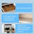 16.54"Small white fingerprint password security bedside cabinet safe