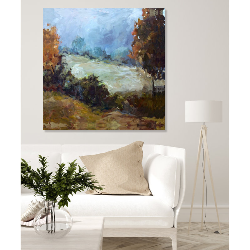 Across The Way - Artist Enhanced Canvas Print, 20" H x 20" W x 1" D, Wrapped Canvas