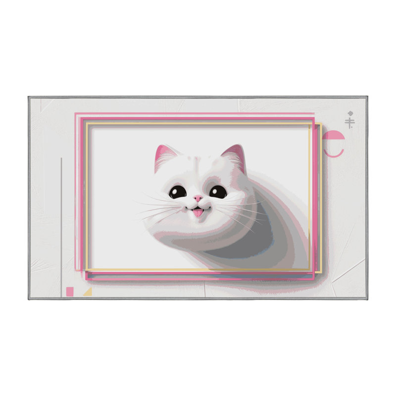 Tapis pour enfants mignons lavables Dakota Fields, Rectangulaire 2 pi x 3 pi