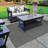 Mohawk Home Spectrum Crosshatch Needle Punch Solid Fog Gray Color Rug