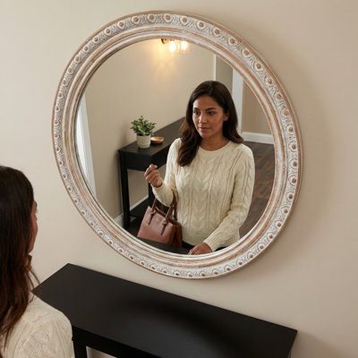 Miroir mural rond 23,62 po
