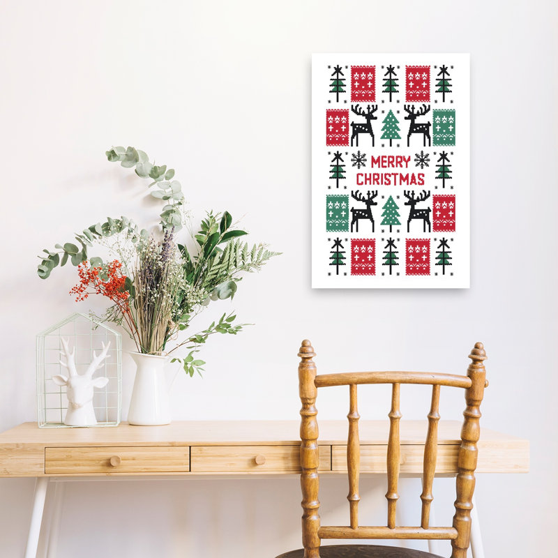 Merry Christmas, 24" H x 16" W