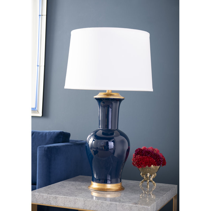 Table Lamp, Navy Blue