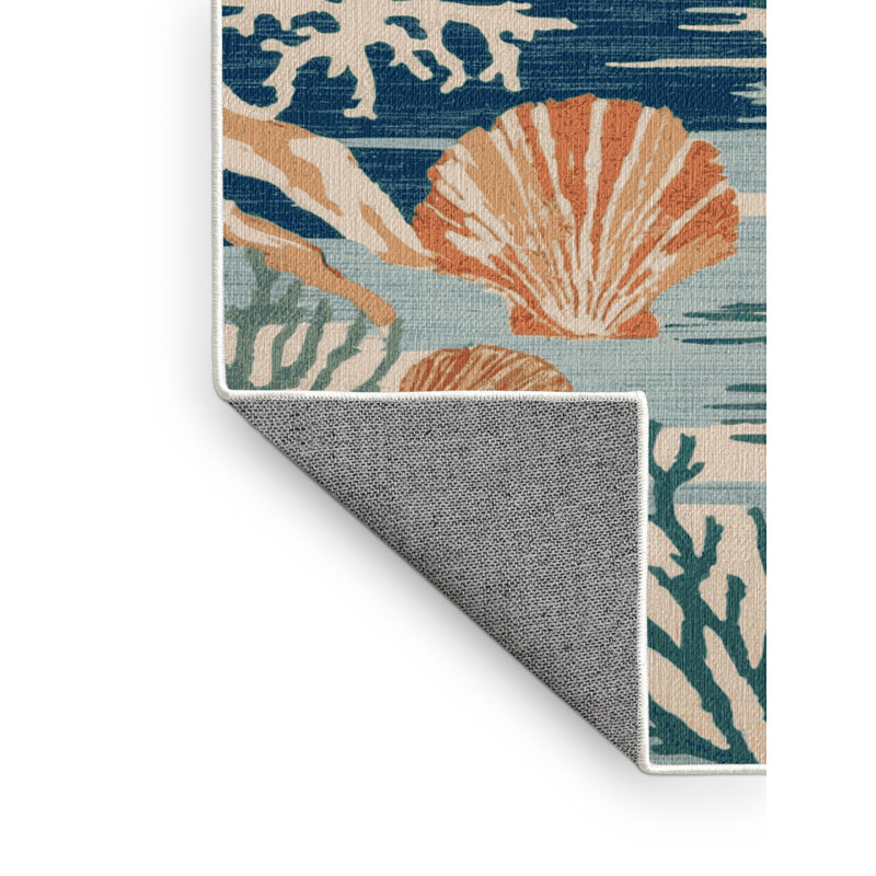 Tapis lavable Coastal Living Plus, Rond 7 pi
