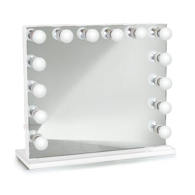 Miroir de maquillage/rasage éclairée hollywood Andaluss