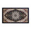 Tapis à motif de médaillon en oléfine Damora-892836081