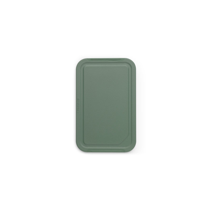 Green and Light Green Plastic Rectangular Cutting Board Set