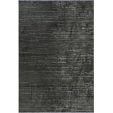 Rapture Abstract Cotton Charcoal Area Rug