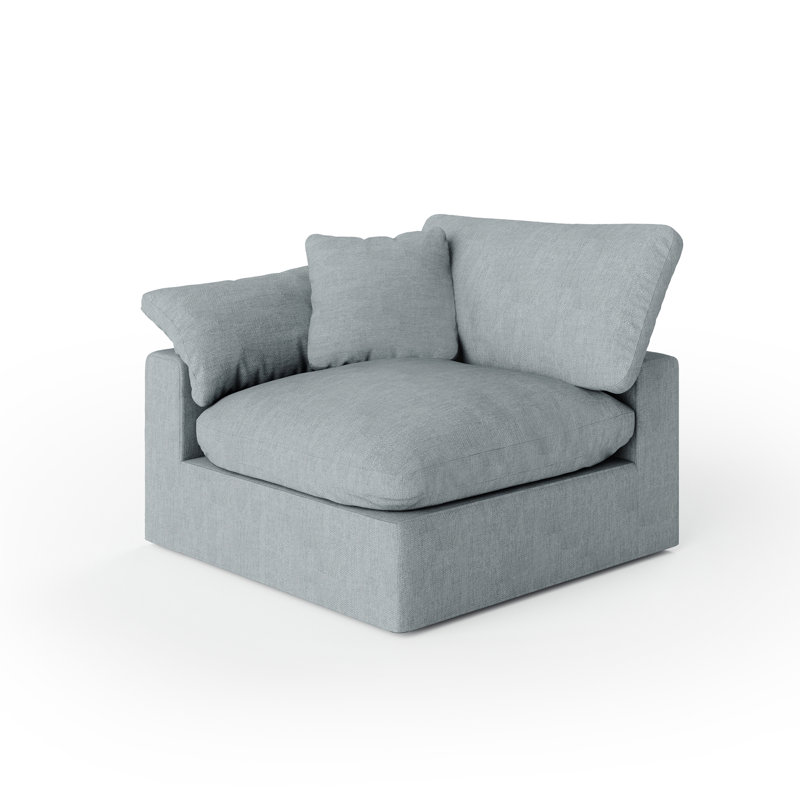 Upholstered Sofa, Blue