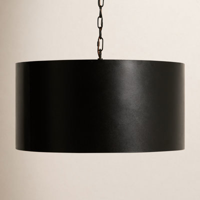 Rosamund 3 - Light Metal Dimmable Drum Chandelier