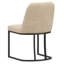 Chaise de salle à manger Tony, ensemble de 2, beige-64170496