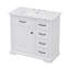 Meuble-lavabo 36 po avec lavabo, lavabo en céramique, 2 tiroirs basculants, charnières de porte à fermeture en douceur