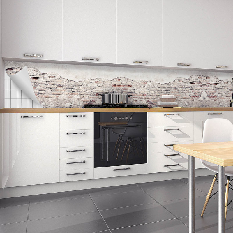 Noreen 60cm W x 450cm L PVC Peel and Stick Panel