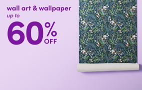 wall art & wallpaper clearance