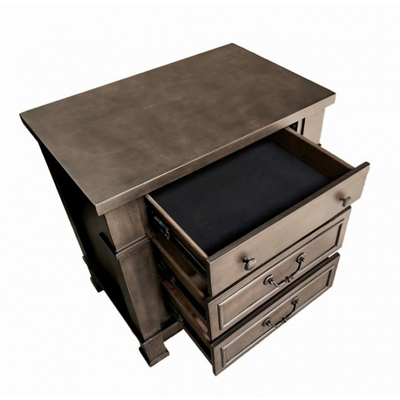 Table de chevet 3 tiroirs Cossae