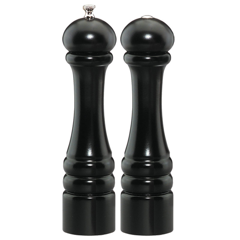 10" Imperial Pepper Mill & Shaker Set, Ebony