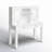 Annmarie Solid Wood Top Computer Desk