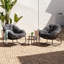 Fauteuil Papasan berçant surdimensionné pour patio-1856238037