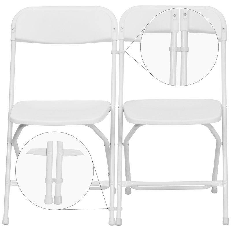 Clips du Parlement en plastique, Blanc