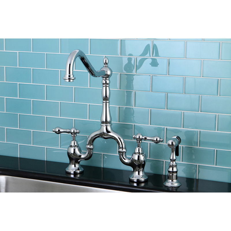 Robinet de cuisine Kingston, Chrome poli