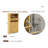 Premium Natural Wood Shoe Organizer - 3 Tilt-Out Compartments & Open Display Shelf-2017285833-2017285832