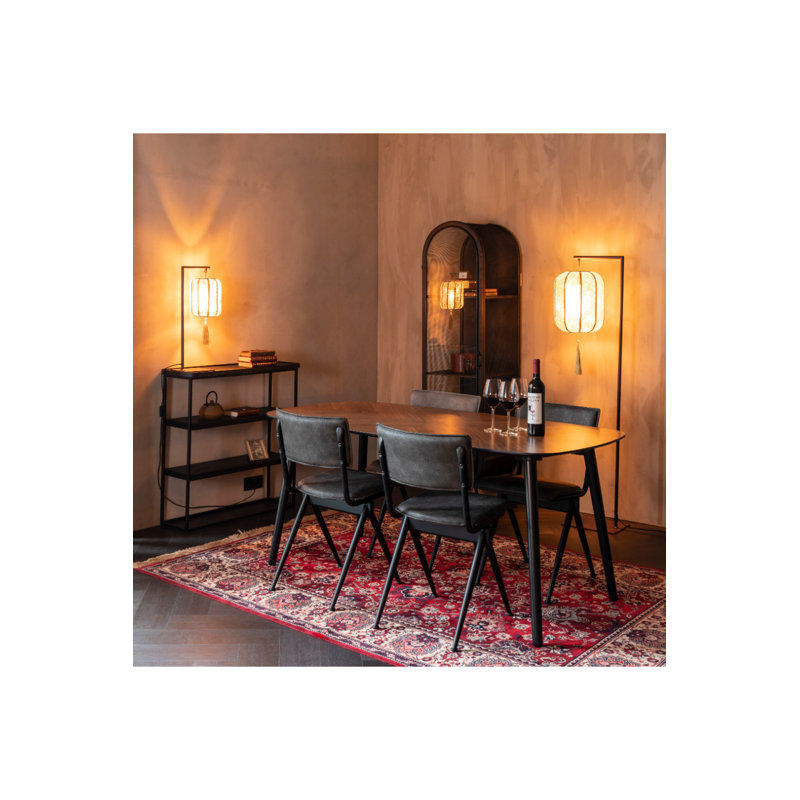 Clover Walnut Wood Dining Table
