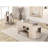Modern Style 1pc Oval Coffee Table