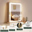 Miroir de maquillage lumineux, miroir de maquillage DEL, miroir de maquillage éclairé avec éclairage à intensité variable, commande tactile intelligente, port de chargement USB-111658592