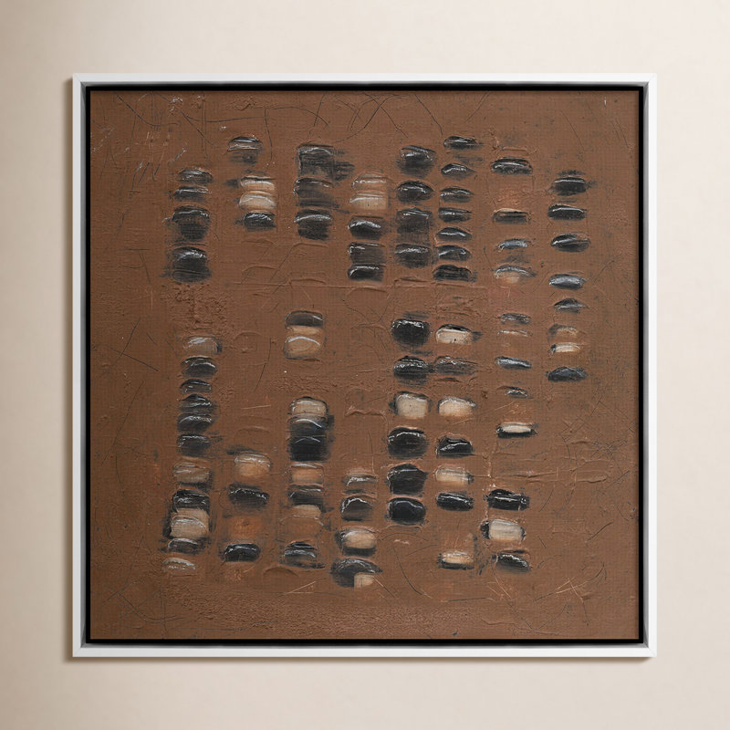 Adobe Print by Jamie Beckwith, 48" H x 48" W, White Maple Framed