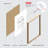 Gallery Wall Art Poster Framed Set, Manufactured Wood Wall Art Picture Frames, Photo Collage Framed Wall Decor-125397367-125397371-125397539