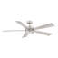 Wynd 5 - Blade Outdoor /Indoor Smart Ceiling Fan with Remote Control and LED Light Kit Included, Works With Alexa and iOS or Android App-32650297-79136629