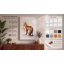 Alert Fox In Profile Boho - Print-136777382-136777379
