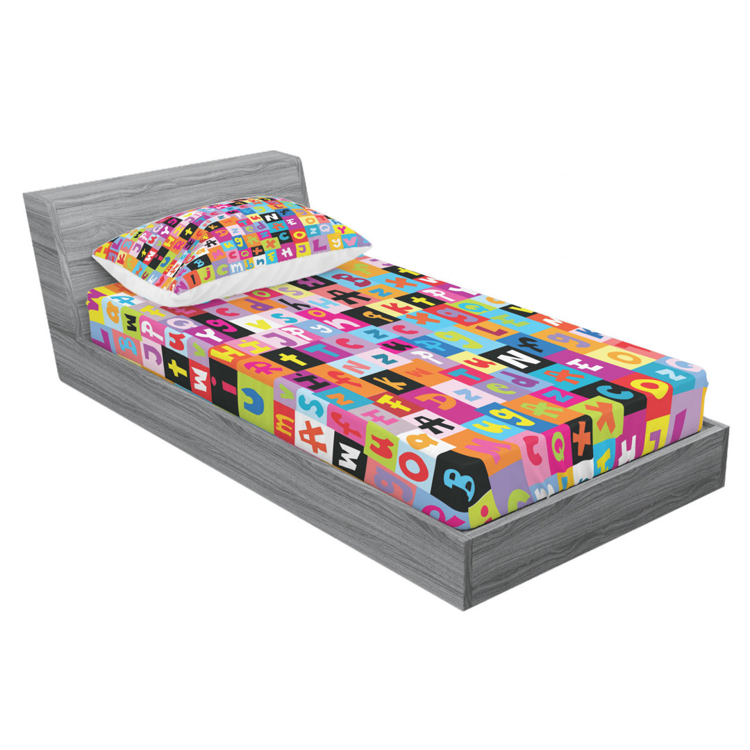 Microfiber Sheet Set (Set of 2) Ambesonne