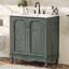 Charmant meuble-lavabo rétro avec de multiples caractéristiques fonctionnelles